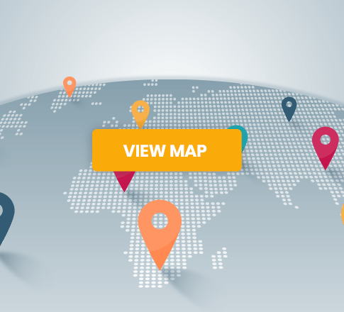 Map of EUROPCAR rental desk at Sydney Airport